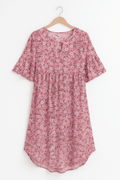 Annalena Blumenkleid - Kleider - Rosa - Müller Mode