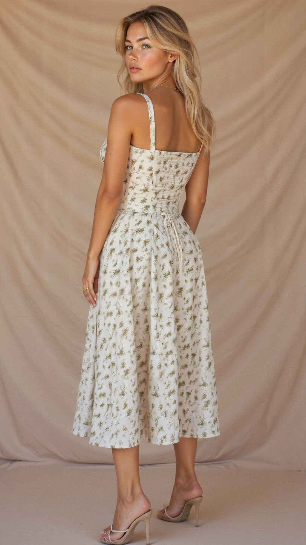 Kiana Korsett Midikleid