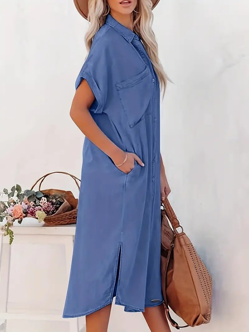 Lina Lockeres Denim-Kleid